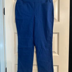 NWT Chico’s Blue Straight-Leg Pants- 2 (US)